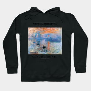 Claude Monet - Sunrise Exhibition Design Hoodie